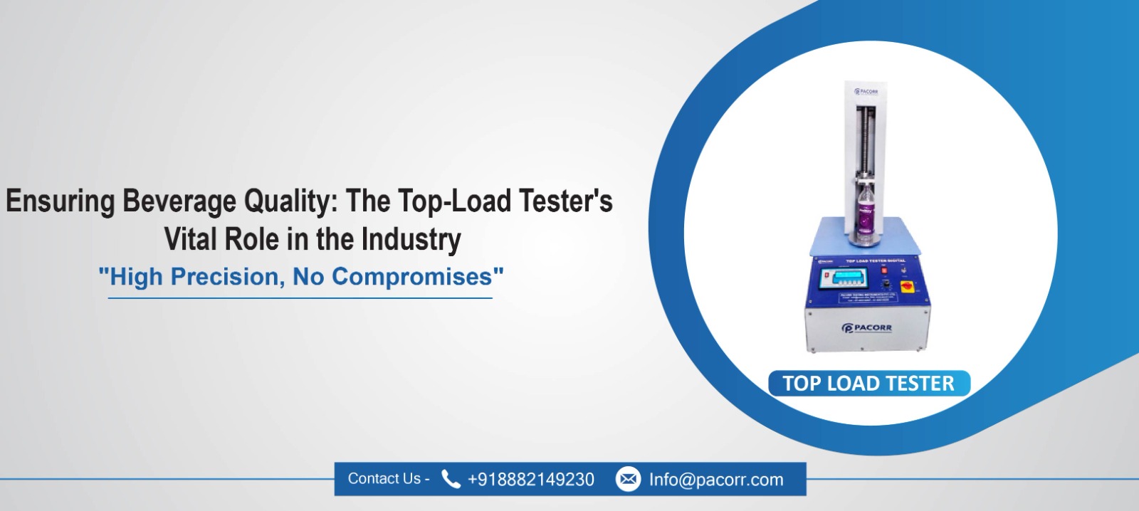 Ensuring Beverage Quality: The Top-Load Tester's Vital Role in the Industry